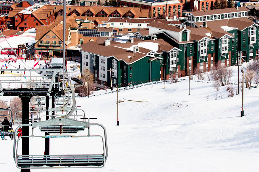 Park City ski slopes with fresh powder, a top destination near Marriott’s Mountainside.